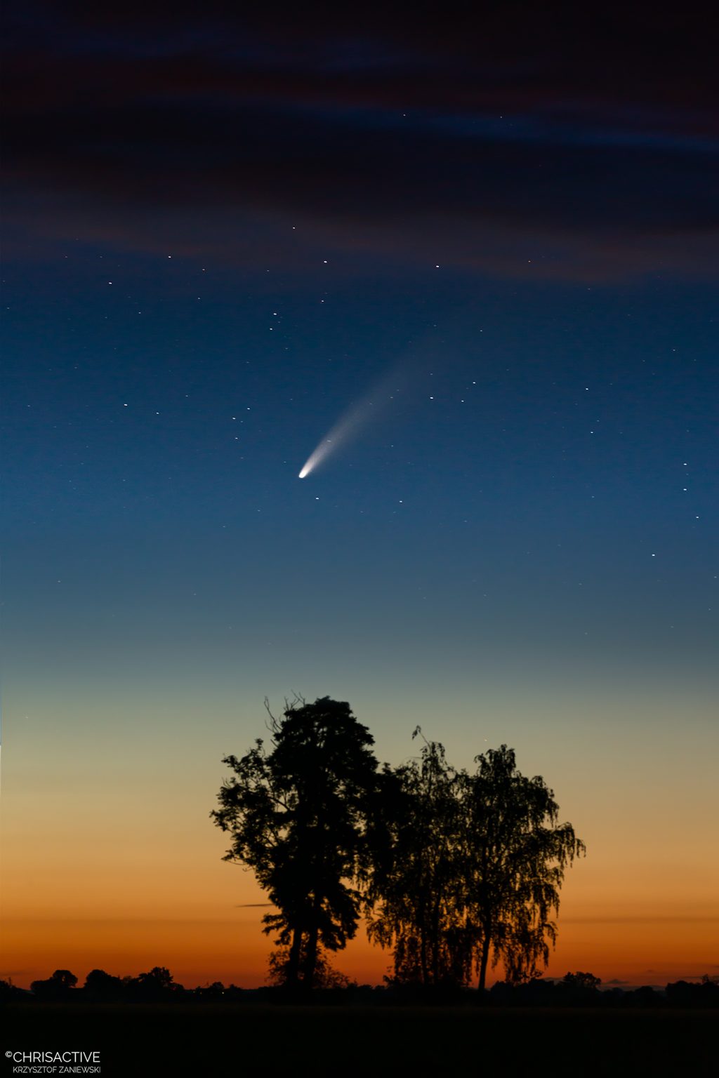 Polska | Kometa NEOWISE – Chrisactive